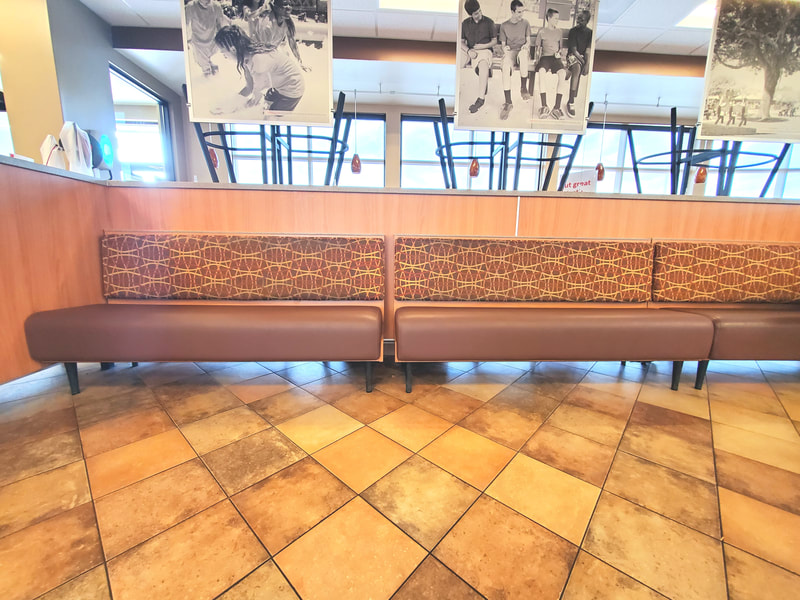 Restaurant Booths, Workout Gym, Commercial Upholstery @seamsupholsteryllc